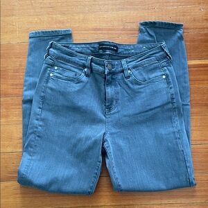 Liverpool Women's Gray Denim Ankle Skinny Jeans